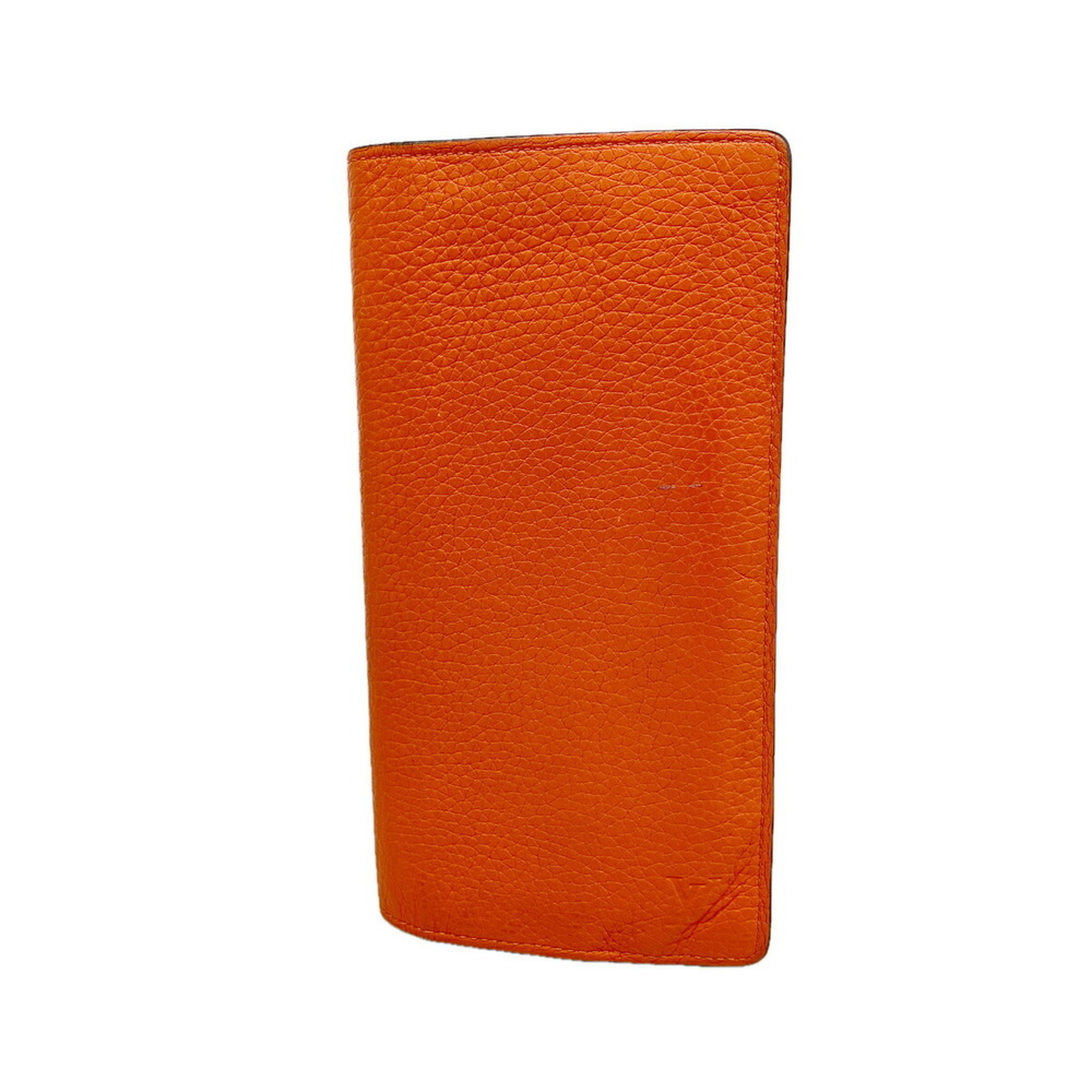 Louis Vuitton Portefeuille Brazza Long Wallet M58203 Clementine Men's